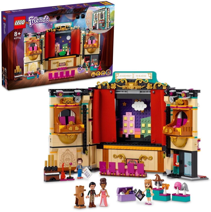 Set lodër LEGO® Friends 41714 Andrea and the theater school, 1154 pjesë