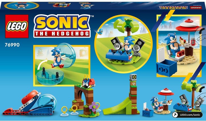 Set LEGO® Sonic the Hedgehog™ 76990 Sonic's Speed ​​Sphere Challenge