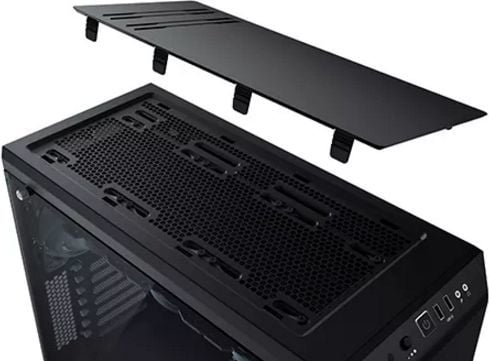 Kasë Be quiet! PURE BASE 600, e zezë