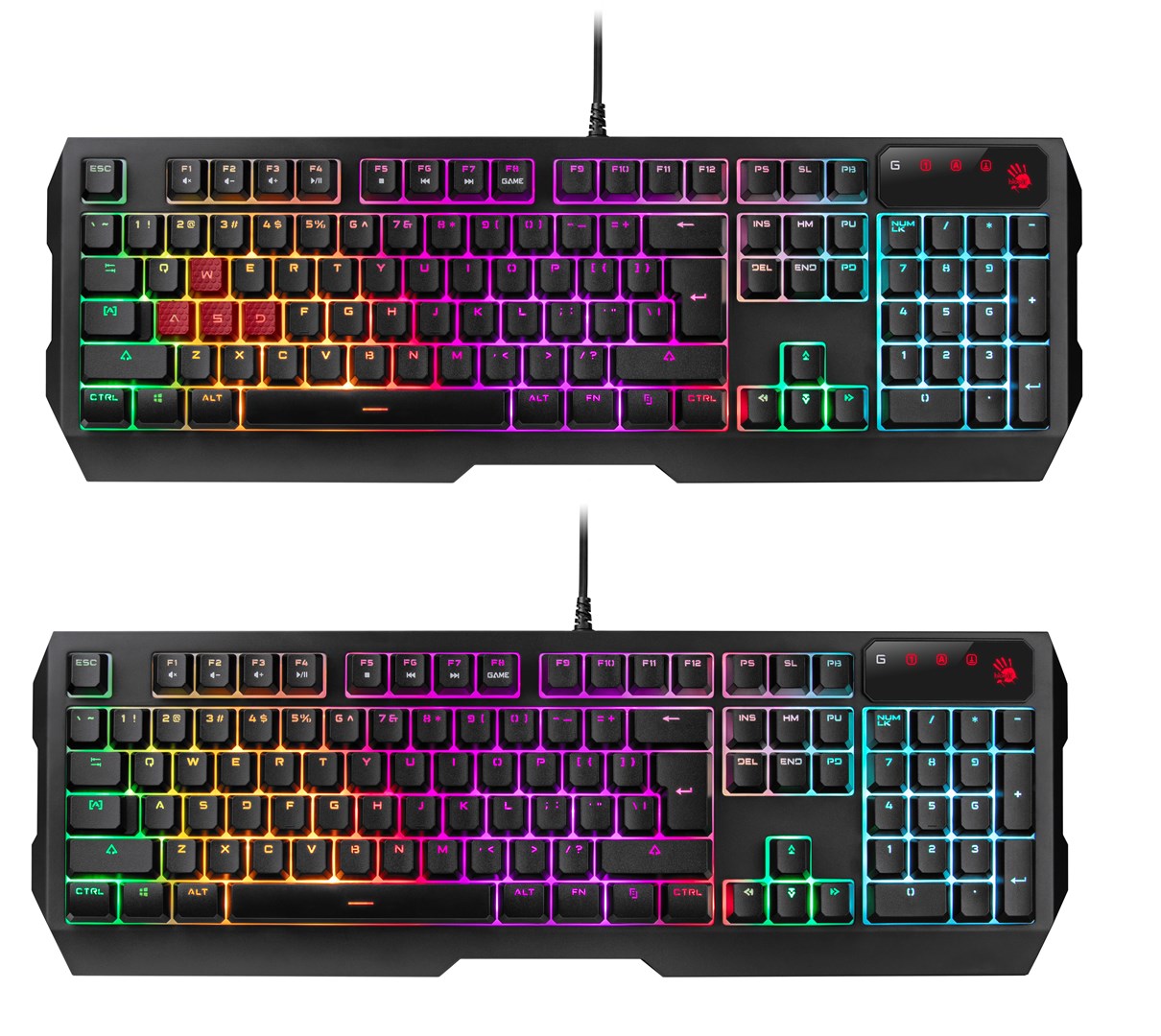 Set tastierë dhe maus A4TECH Bloody B1700, 6000 DPI, USB, i zi