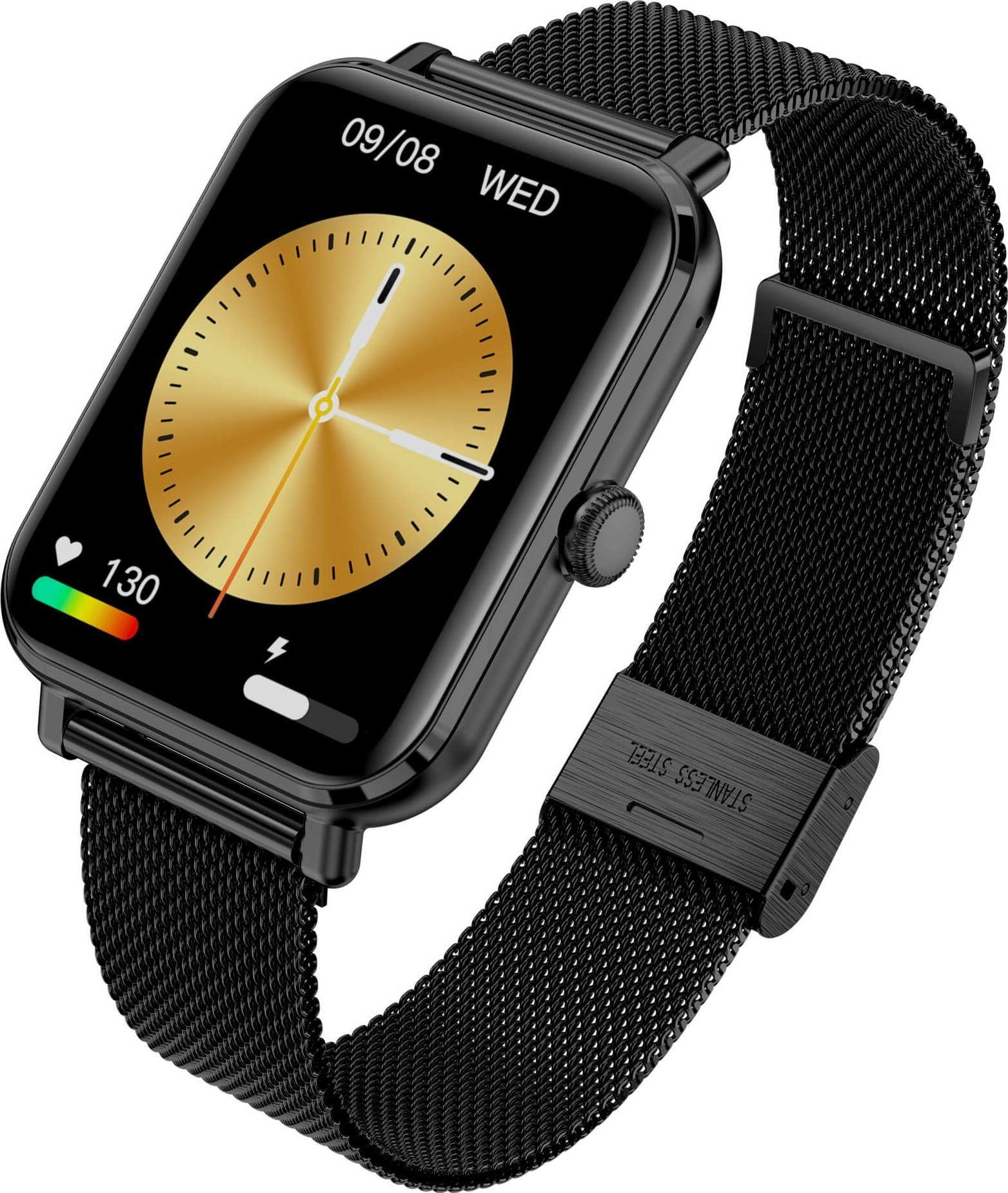 Smartwatch Garett GRC Classic, ekran 1.78" AMOLED, Bluetooth, çelik i zi