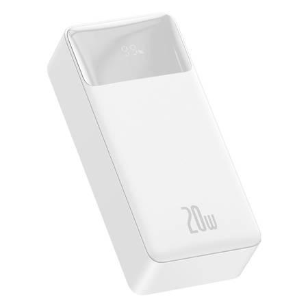 Powerbank Baseus Bipow Digital Display, 30000mAh, 20W, i bardhë
