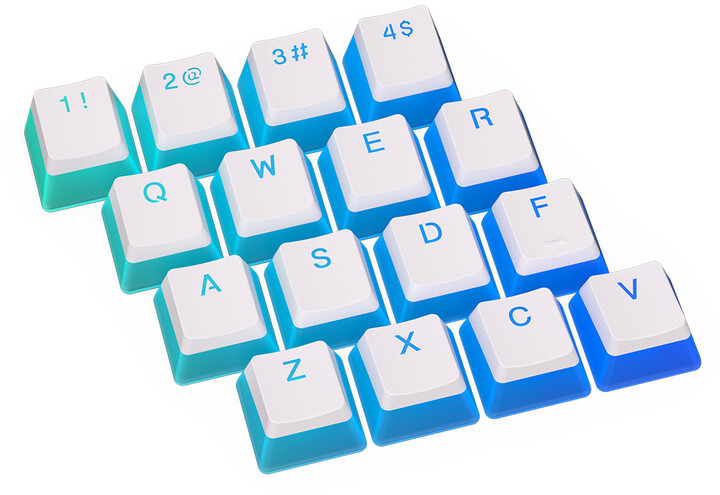 Taste Endorfy KC104, 104 copë, PBT, të bardha