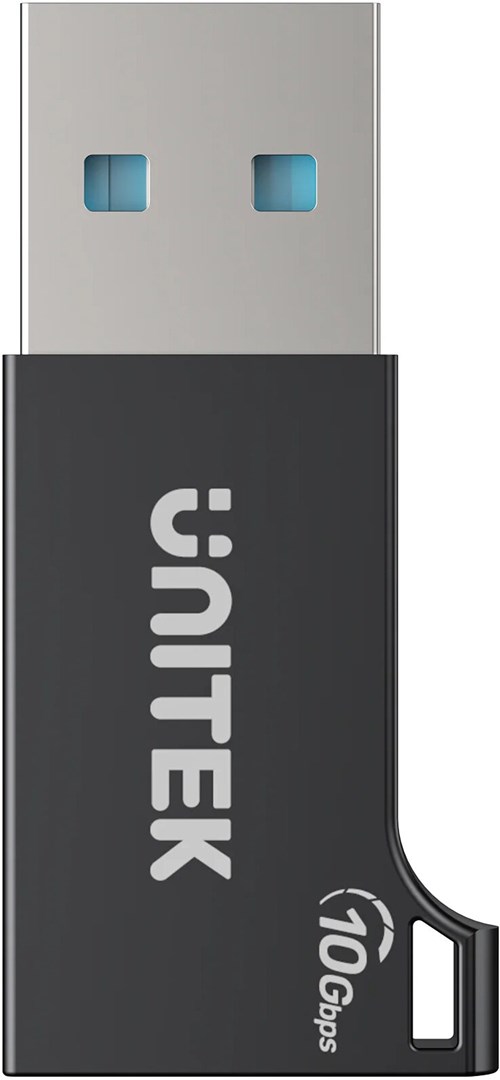 Adapter USB Unitek, USB A në USB C, 10 Gbps, i zi