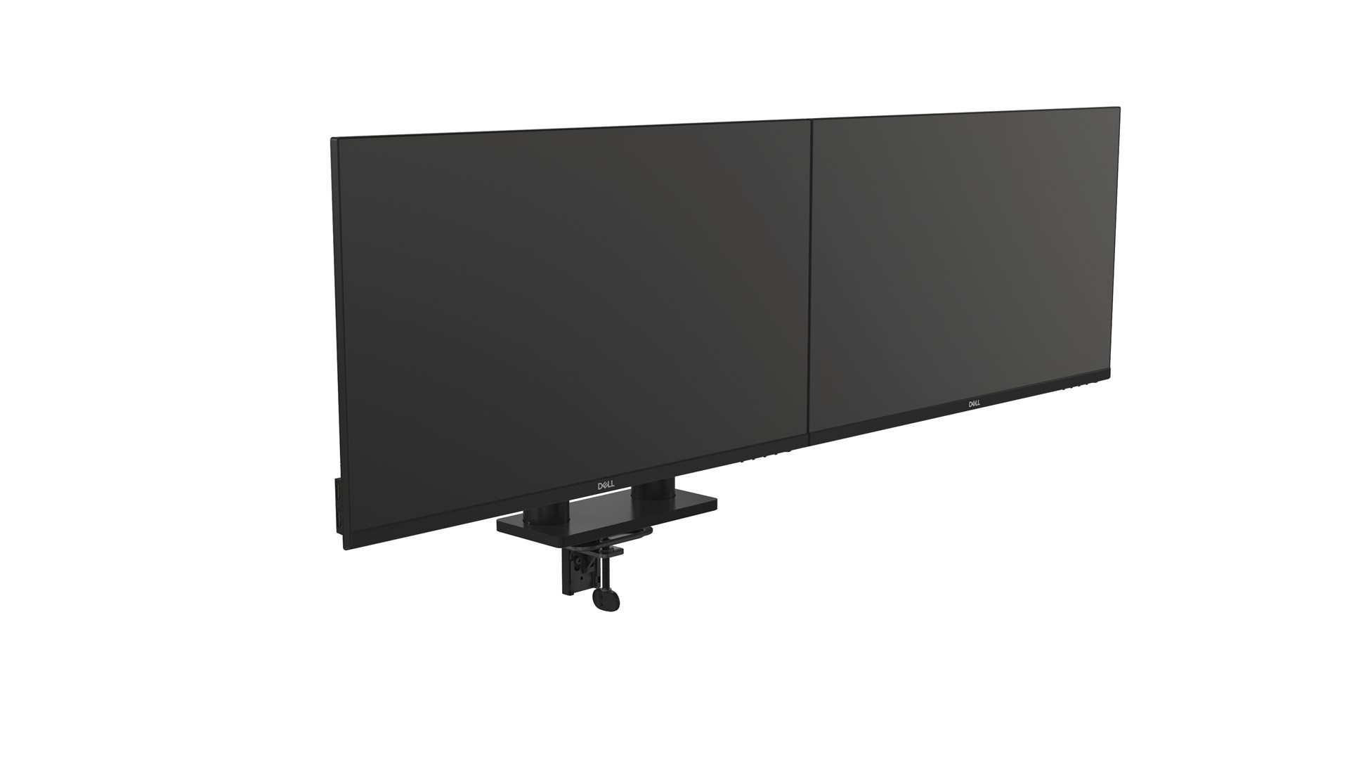 Standi për dy monitorë Dell 482-BBDL, 19"–38", VESA 100x100, deri 10 kg, i zi