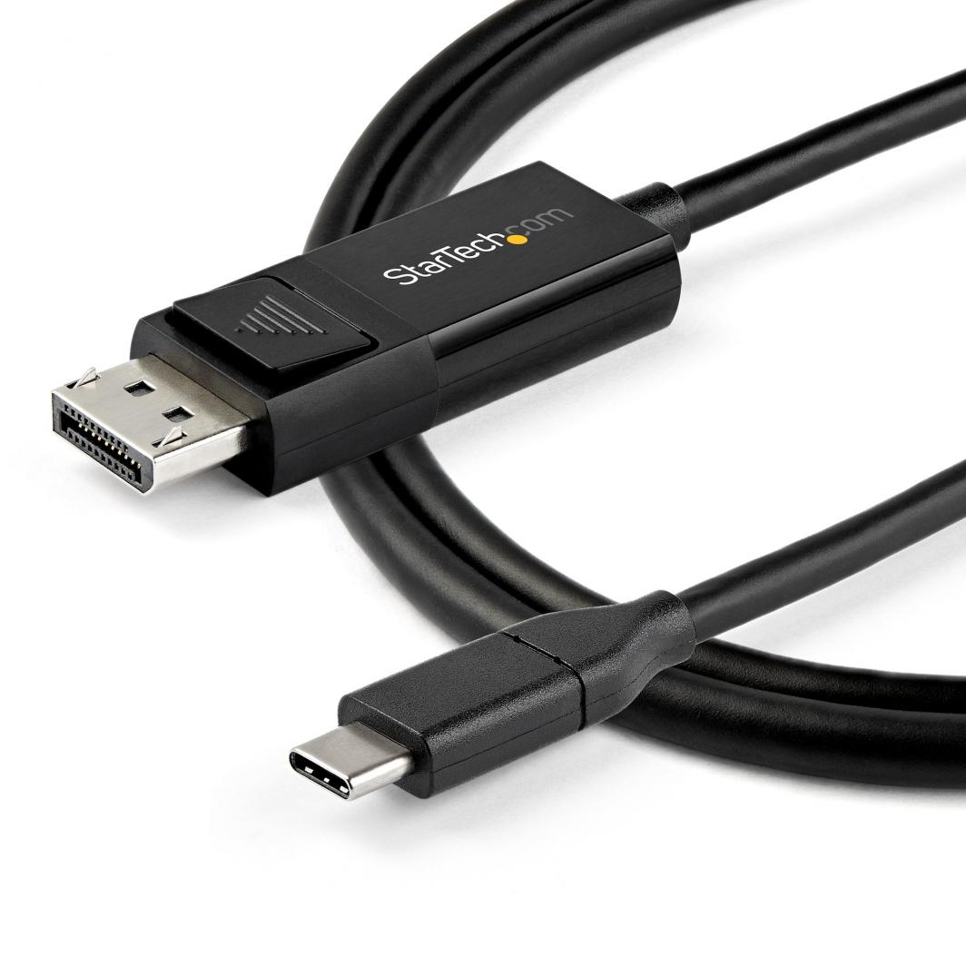 Kabllo StarTech USB C në DisplayPort 1.4, 1m, 8K 60Hz, e zezë