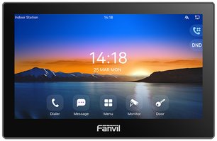 Внатрешна станица Fanvil TFE SIP i504W, екран 7", Wi-Fi, бела