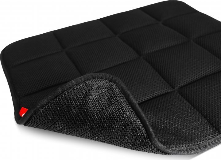 Jastëk ulëse AndaSeat Green-touch, 450x450mm, bambu me karbon natyral, fibër karboni, i zi