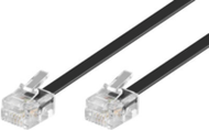 Kabllo rrjeti MicroConnect RJ-11/RJ-11, 10m, e zezë