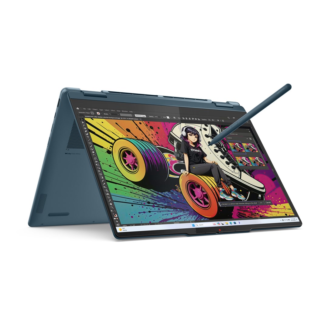 Laptop Lenovo Yoga 7 2-in-1 14AKP10, 14", AMD Ryzen AI 5, 16GB RAM, i kaltër