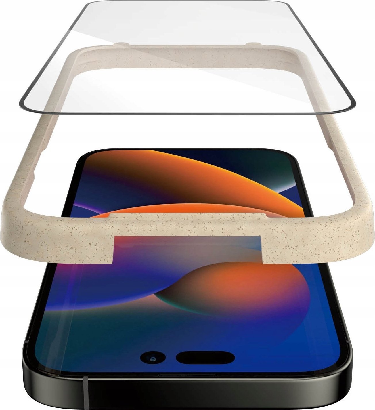 Mbrojtës ekrani PanzerGlass Ultra-Wide Fit, për iPhone 14 Pro Max 6.7", antibakterial, transparent