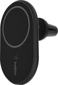 Магнетен држач за автомобил Belkin WIC004, безжично полнење 7.5W, MagSafe, црн