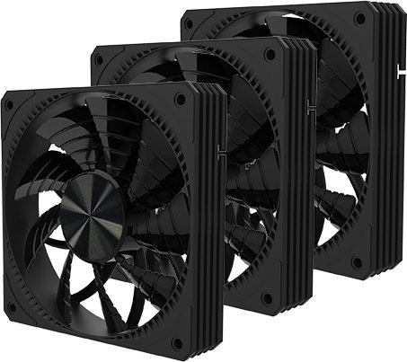 Ftohës PREYON Falcon Eye, 120mm, PWM 3-pack