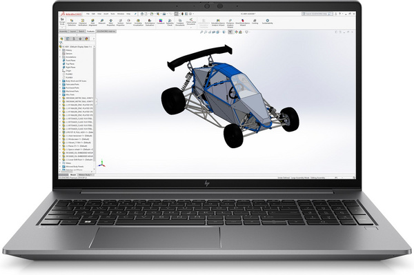 Лаптоп HP ZBook Power, 15.6", Intel i7-12700H, 16 GB RAM, 512 GB SSD, NVIDIA RTX A1000, сив