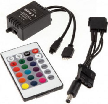 Shirit LED Lamptron FlexLight Multi RGB, 5m, me adapter dhe telekomandë, shumëngjyrësh