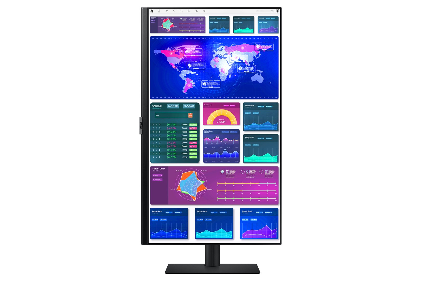 Monitor Samsung ViewFinity S6, 32", 2560 x 1440, 75 Hz, i zi