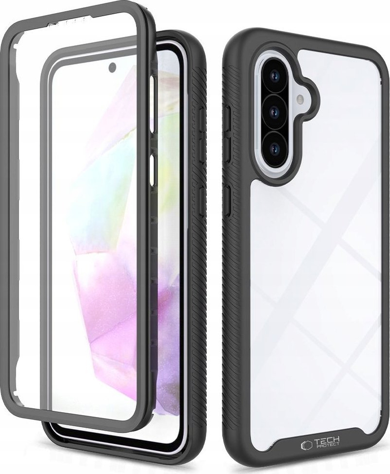 Kover telefoni Tech-protect Defense, për Samsung Galaxy A36 A56 5G, i zi