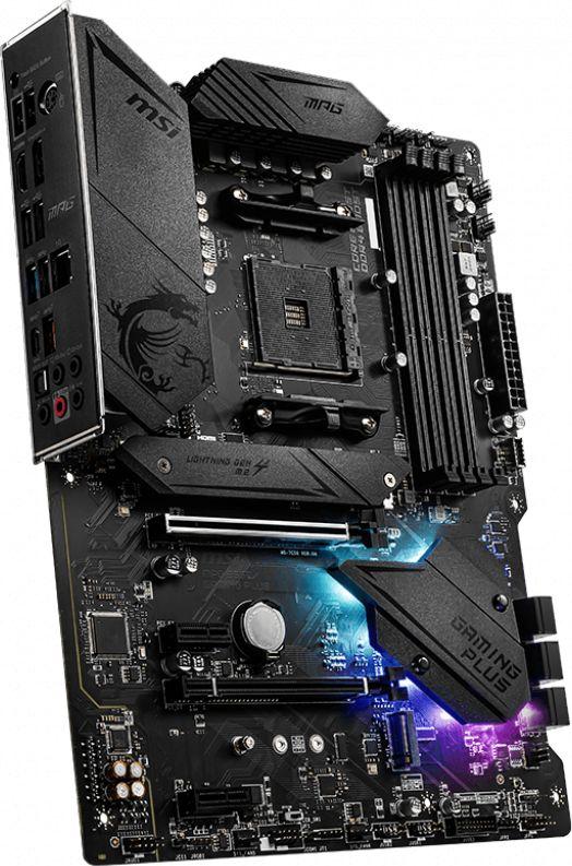 Pllakë amë MSI MPG B550 GAMING PLUS, 128 GB, DDR4, e zezë 