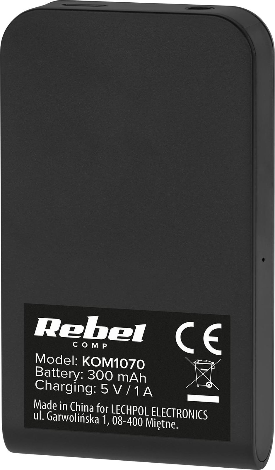 Bluetooth аудио приемник Rebel B10, Bluetooth 5.0, 10m, црна