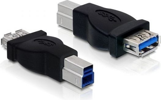 Përshtatës Delock USB në USB-B, i zi