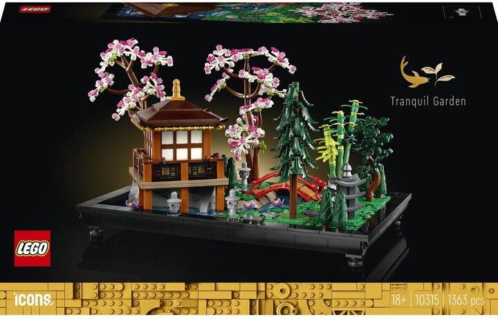 Set LEGO® Icons 10315 Quiet Garden, 1363 pjesë