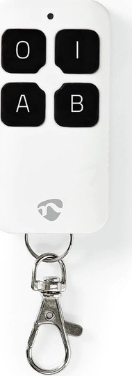Telekomandë smart ZigBee Nedis, 4 butona, me bateri, e bardhë
