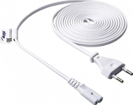 Kabull rryme Akyga AK-RD-07A, 3 m, IEC C7, i bardhë