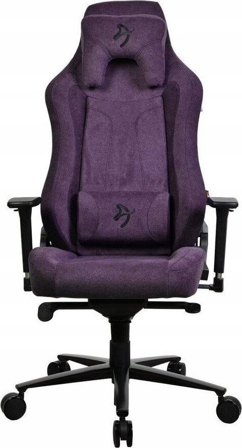 Karrige gaming Arozzi Vernazza Soft Fabric, krahë 3D, jastëk mesit, e purpurt