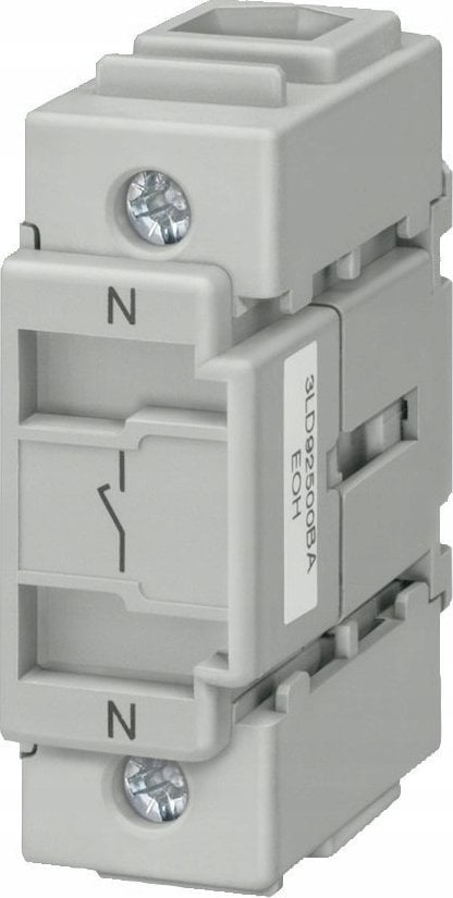 Kontakt shtesë neutral Siemens 3LD9280-0C, për çelës 3LD27/28, për montim në pllakë ose shinë 35mm