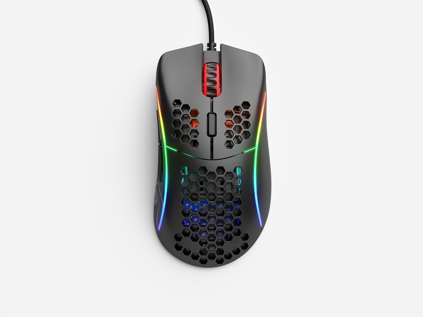 Maus gaming Glorious Model D Matte GD BLACK, 12000 DPI, RGB, i zi