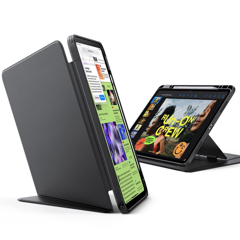 Mbrojtëse magnetike ESR Flip (Pencil Holder), për iPad Air 13 inch (2024/2025/2026), e zezë