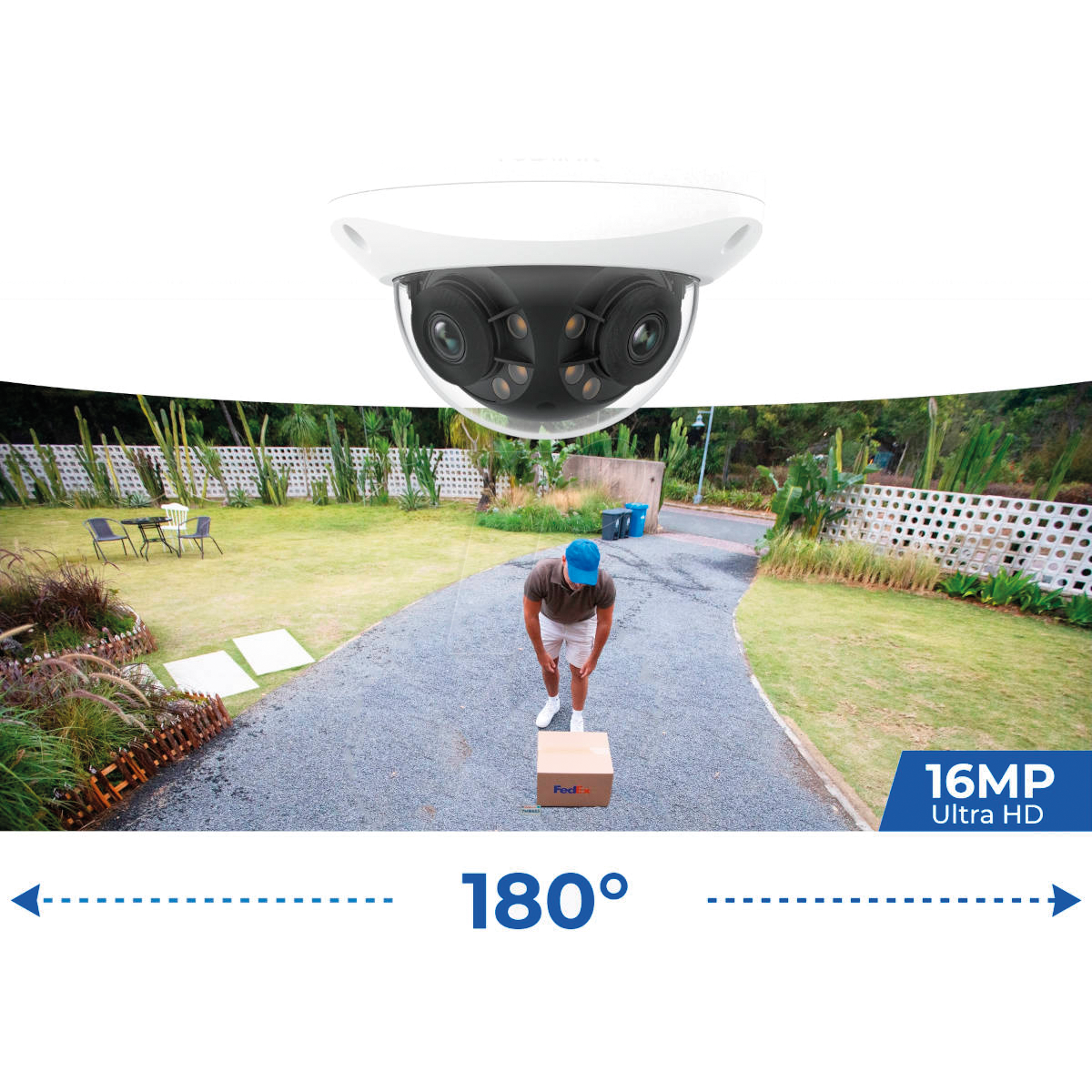 Kamerë sigurie Reolink Duo Series P757, IP 16MP, PoE, e jashtme