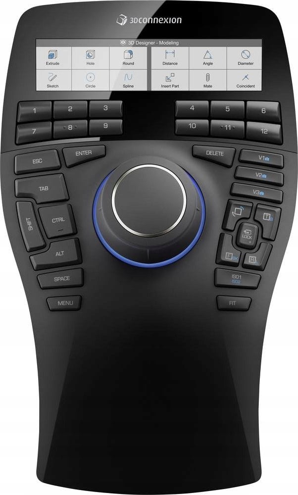 Тастатура Connect 3D, со кабел, Црна