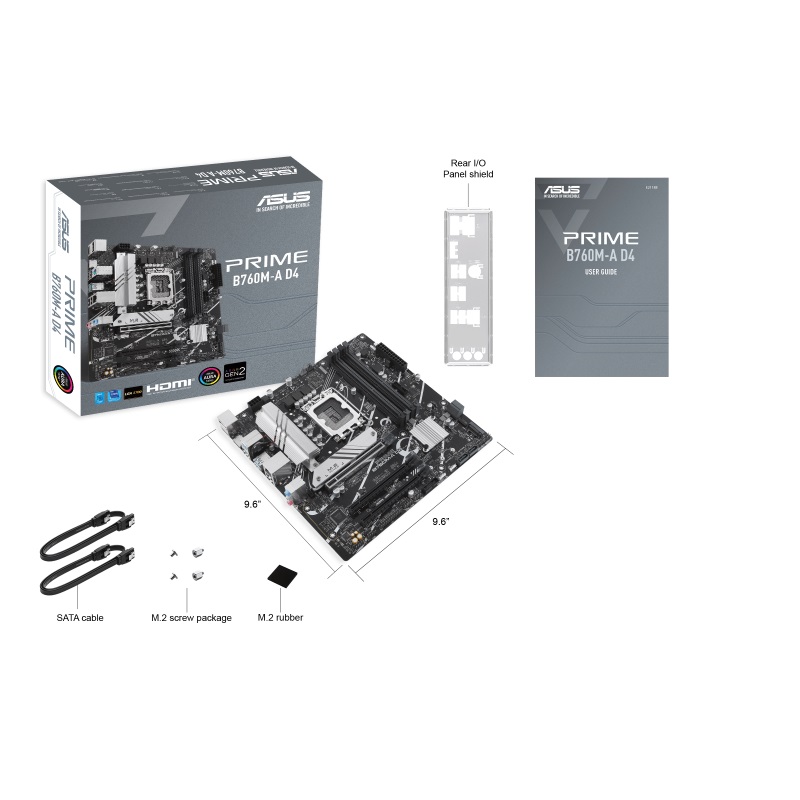Pllakë amë ASUS PRIME B760M-A D4-CSM