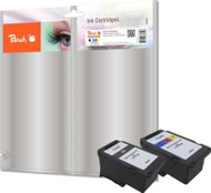 Set bojë printeri Peach PI100-223 PagePack, 4 ngjyra, i shumëngjyrshëm