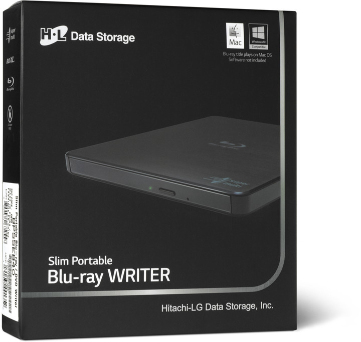 Drive optik Hitachi BP55EB40, USB 2.0, i jashtëm, i zi