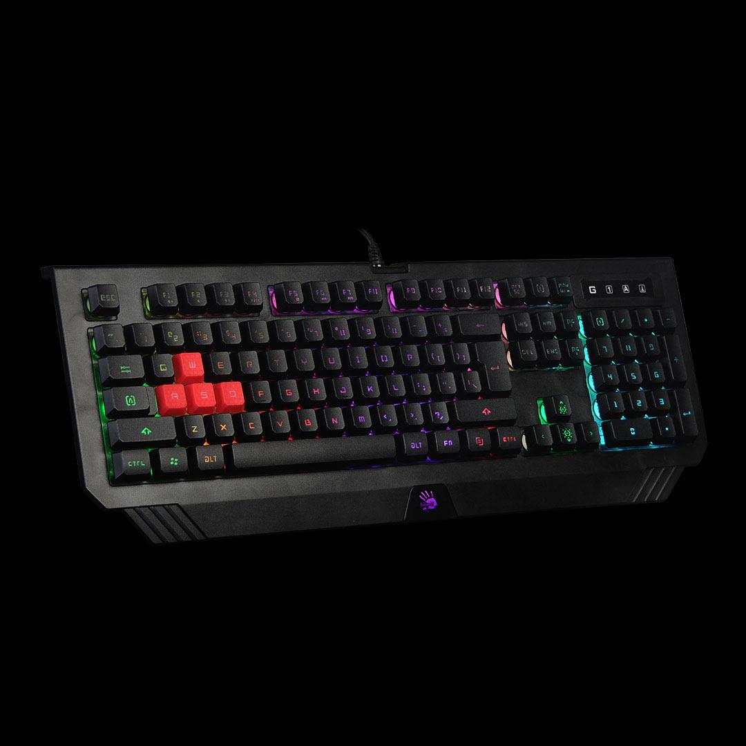 Tastierë gaming A4tech Bloody B120N, switche optike LK, USB, e zezë