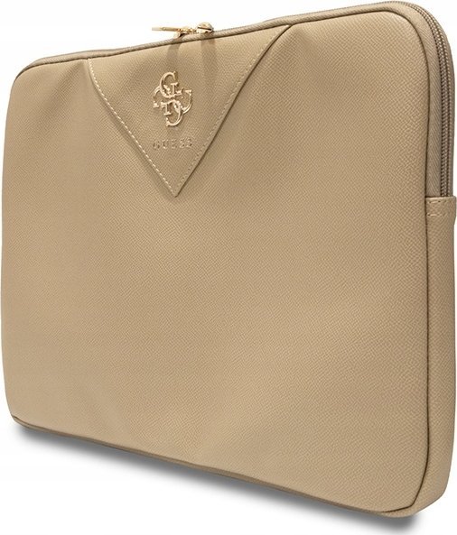 Këllëf laptopi Guess GUCS14ZPGSTEGD, 14", lëkurë ekologjike, ngjyrë ari