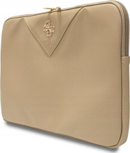 Këllëf laptopi Guess GUCS14ZPGSTEGD, 14", lëkurë ekologjike, ngjyrë ari