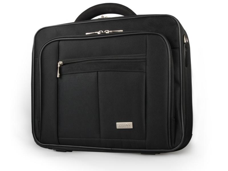 Çantë laptopi Natec Boxer 17.3", najlon balistik, e zezë