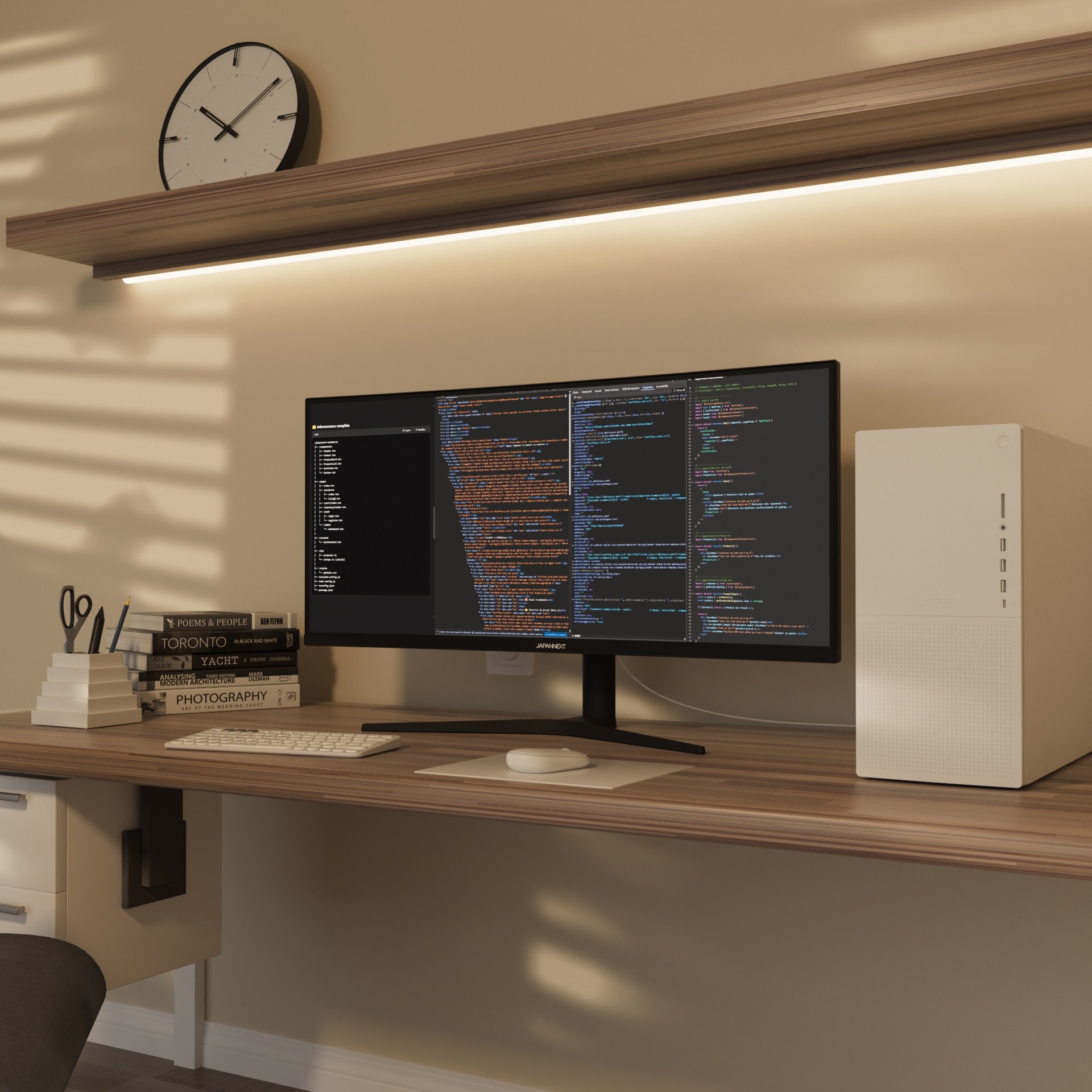 Monitor i lakuar JapanNext UWQHD, 34", rezolucion ultrawide, i zi