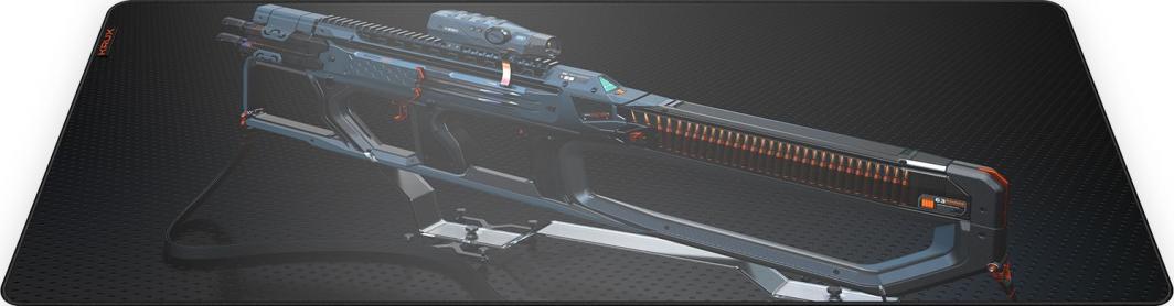 Mauspad Krux Space Gun, XXL, shumëngjyrësh