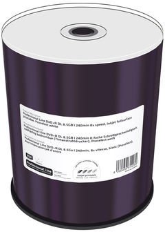 Disk optik MediaRange DVD+R Professional, 8x, printim i plotë, paketim 100 copë