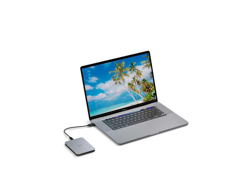 Disk i jashtëm LaCie Mobile Drive V2, 4TB, USB C, argjendtë