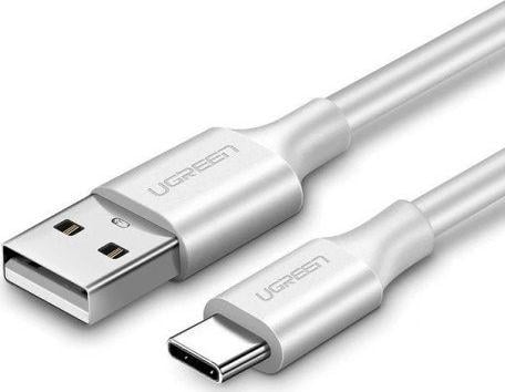 Kabllo USB UGREEN 60121, USB A në USB C, 1 m, e bardhë