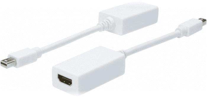 Përshtatës Digitus AV, DisplayPort Mini në HDMI, 0.15m, i bardhë