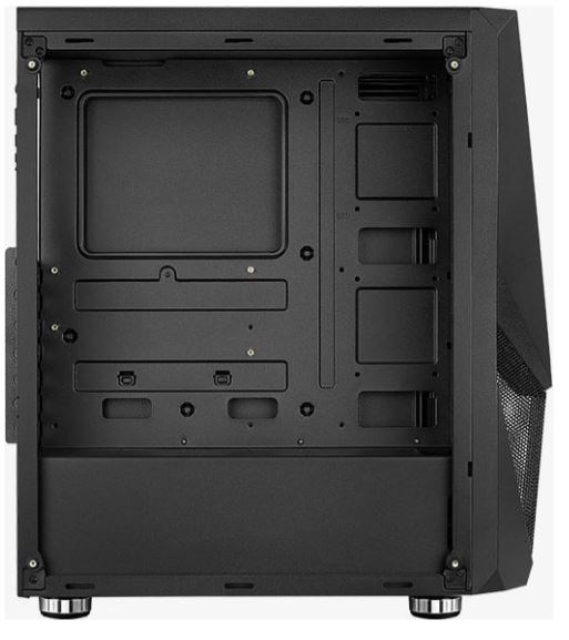 Kullë kompjuteri Aerocool PGS Zauron FRGB, ATX, xham i temperuar, e zezë