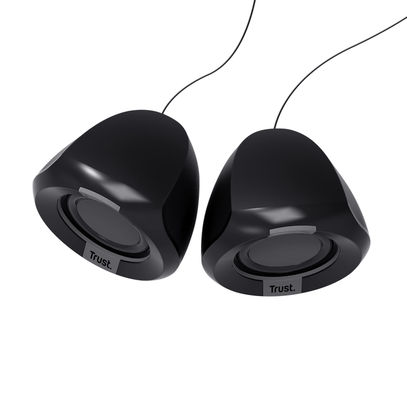 Set i altoparlantëve Trust Polo, 2.0, Compact USB, i zi