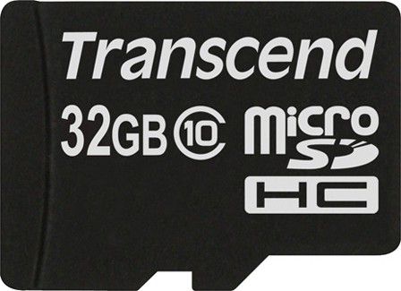 Kartë Transcend MicroSDHC 133x, 32 GB, Class 10