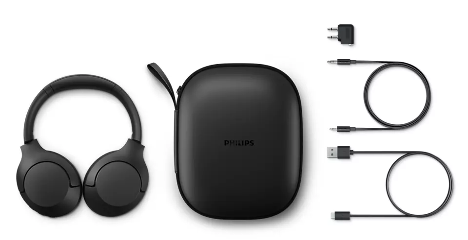 Kufje Philips TAH8506BK/00, wireless, të zeza